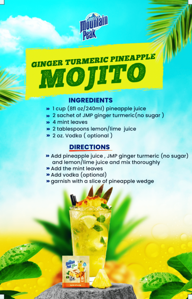 JMP Ginger Turmeric Pineapple Mojito