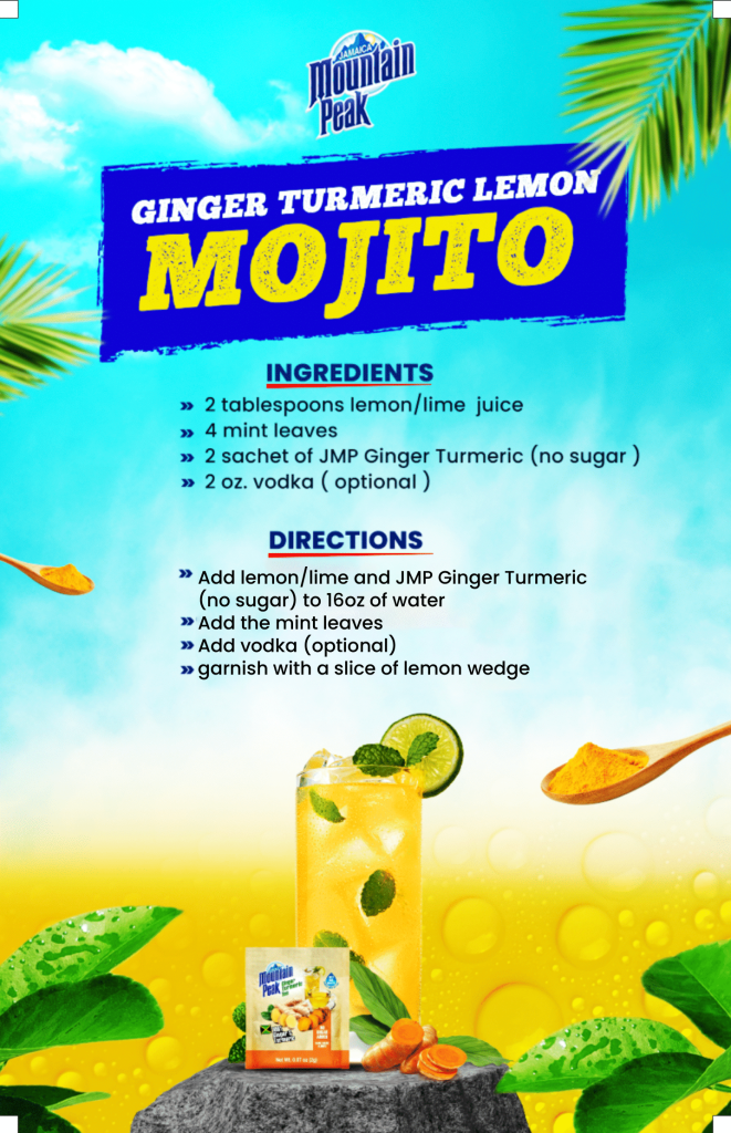 JMP Ginger Turmeric Lemon Mojito