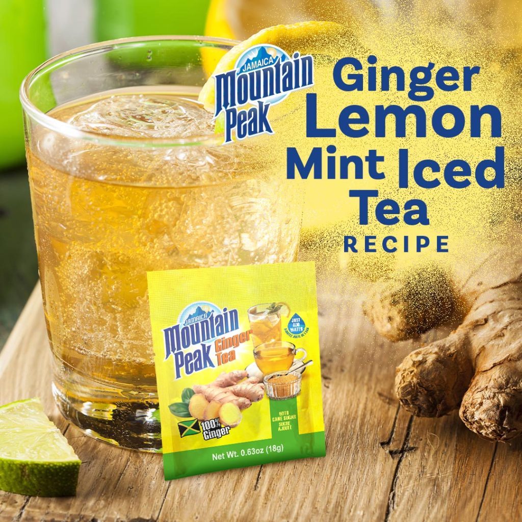 JMP Ginger Lemon Mint Iced Tea