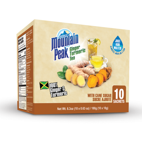 JMP Ginger Turmeric Tea with sugar