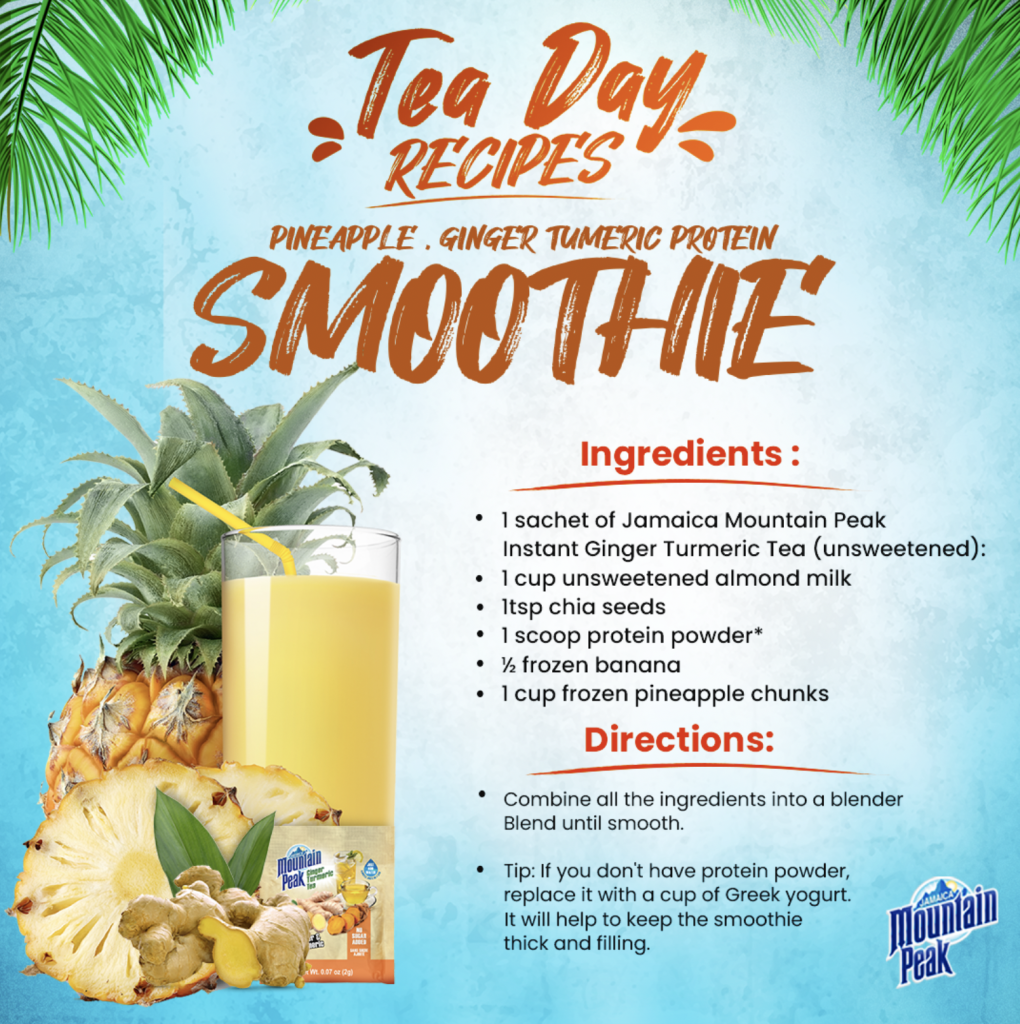 JMP Pineapple, Ginger Turmeric Protein Smoothie
