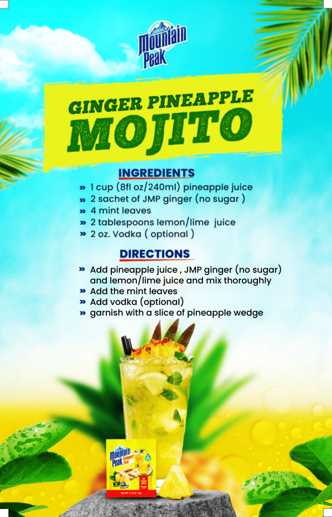 JMP Ginger Pineapple Mojito