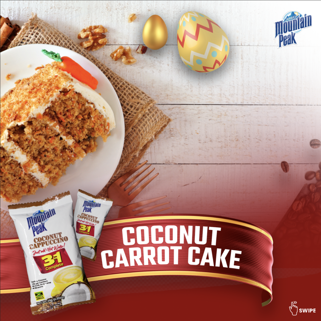 JMP Coconut Carrot Cake