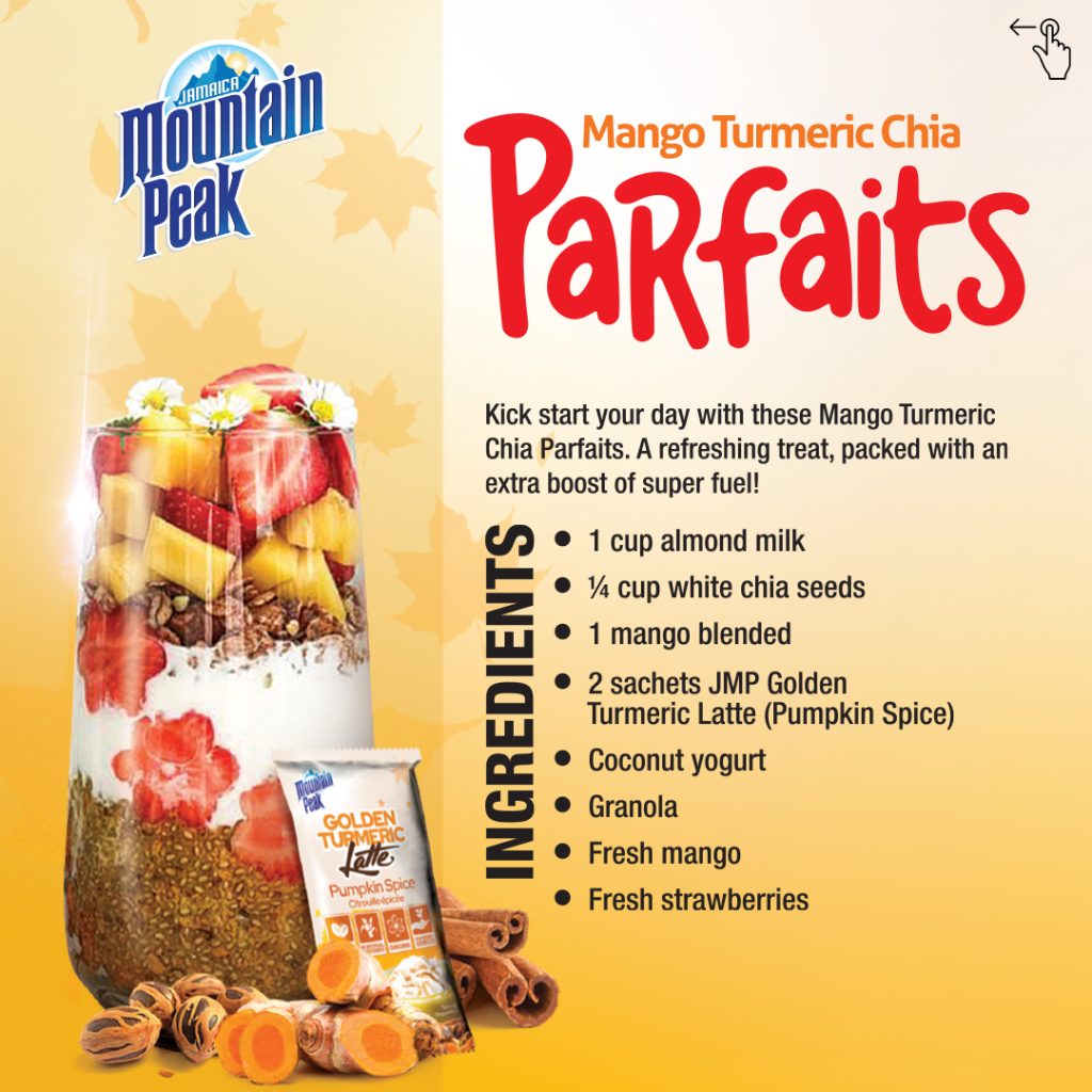 JMP Mango Turmeric Chia Parfaits