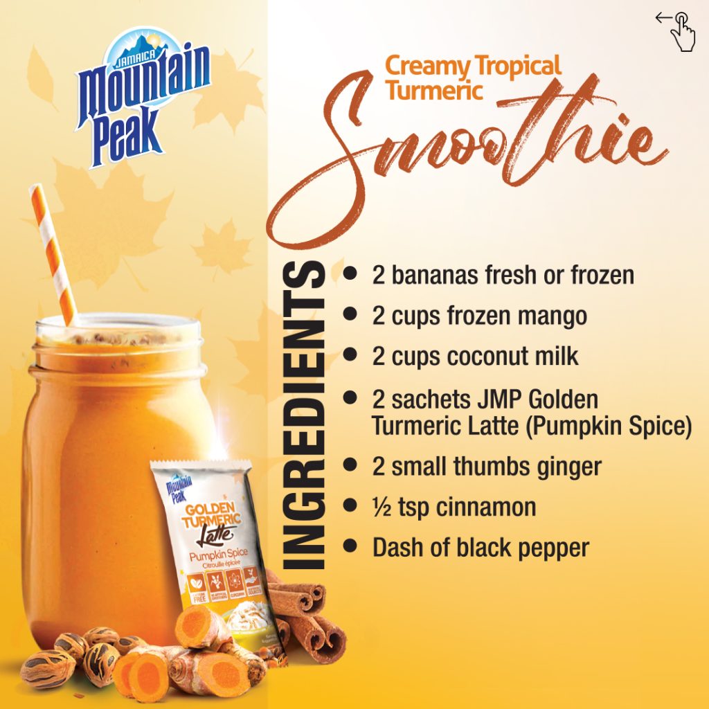 JMP Creamy Tropical Turmeric Smoothie