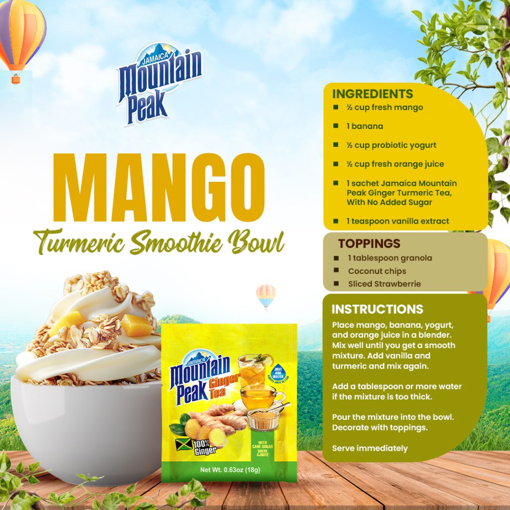 JMP Mango Turmeric Smoothie Bowl