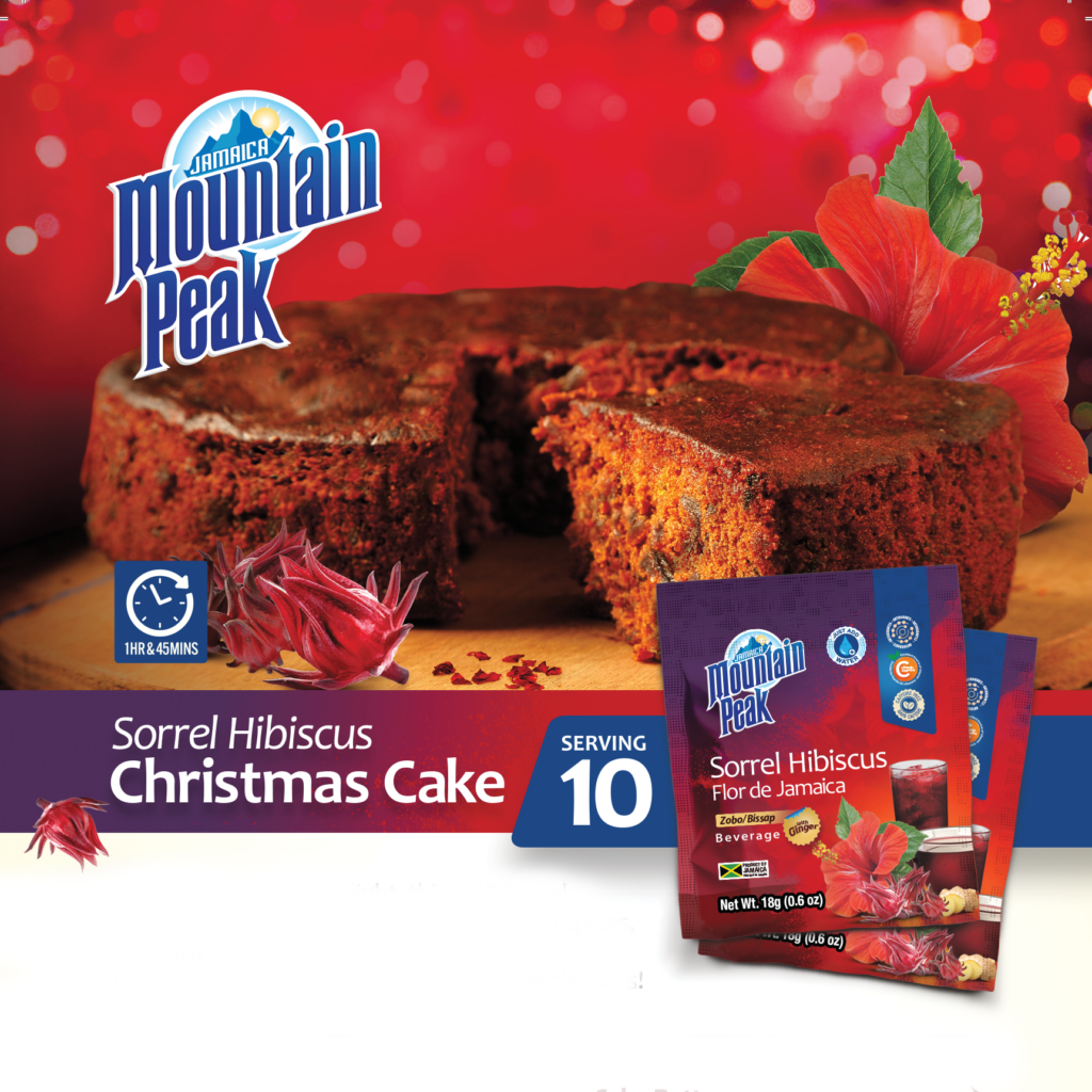 JMP Sorrel Hibiscus Christmas Cake