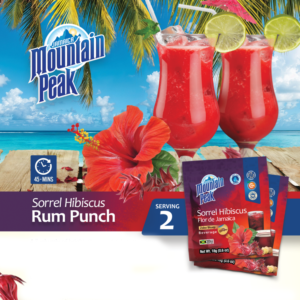 JMP Sorrel Hibiscus Rum Punch